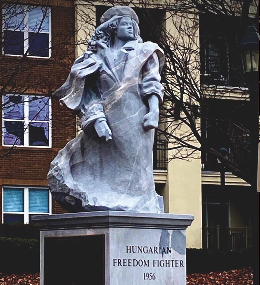 The 1956 Hungarian Freedom Fighter monument
